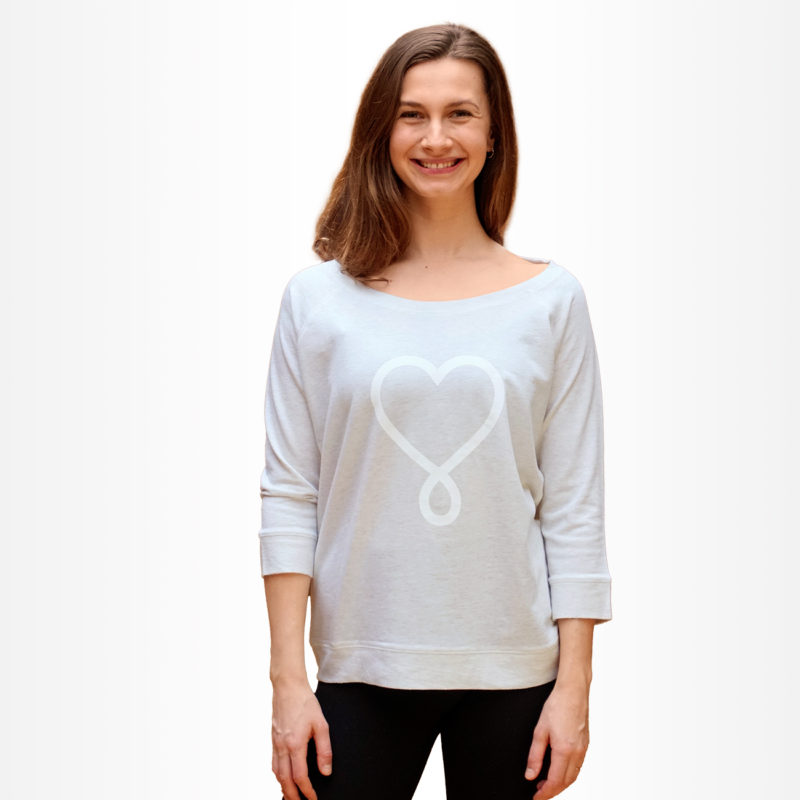 Love Sweater / nachhaltige Lounge-Bekleidung l 100% Bio & fair poduziert