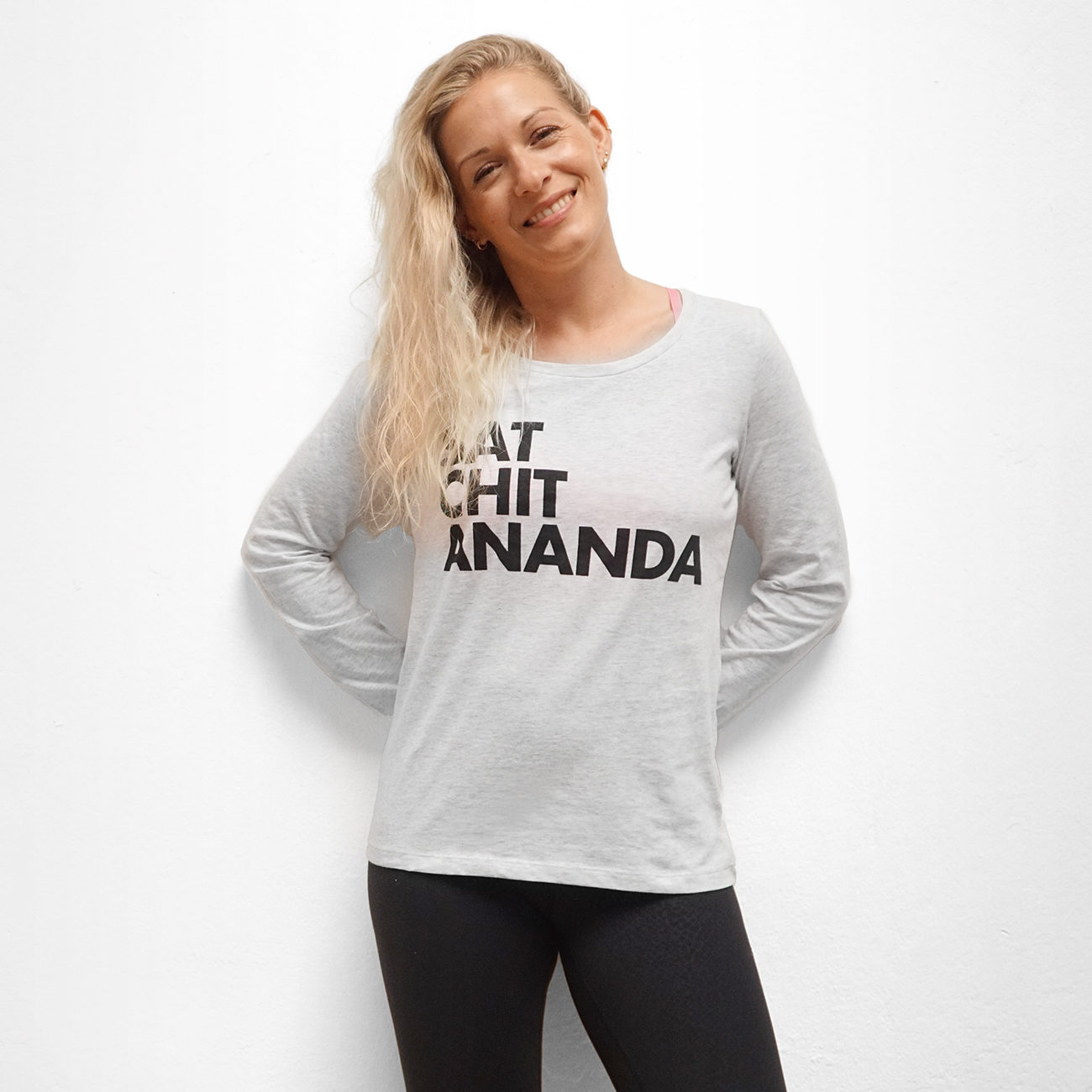 Sat Chit Ananda / Yoga Shirt Longsleeve / Nachhaltige Yoga Bekleidung